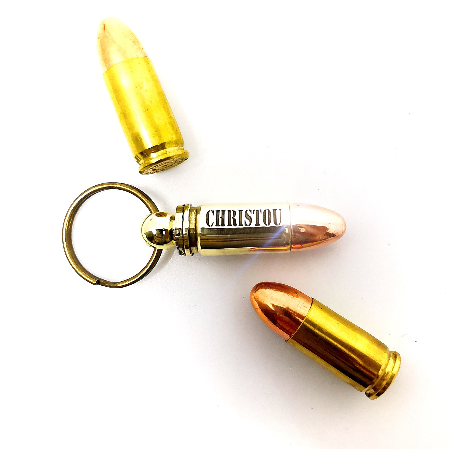 The 9mm Bullet Key Ring
