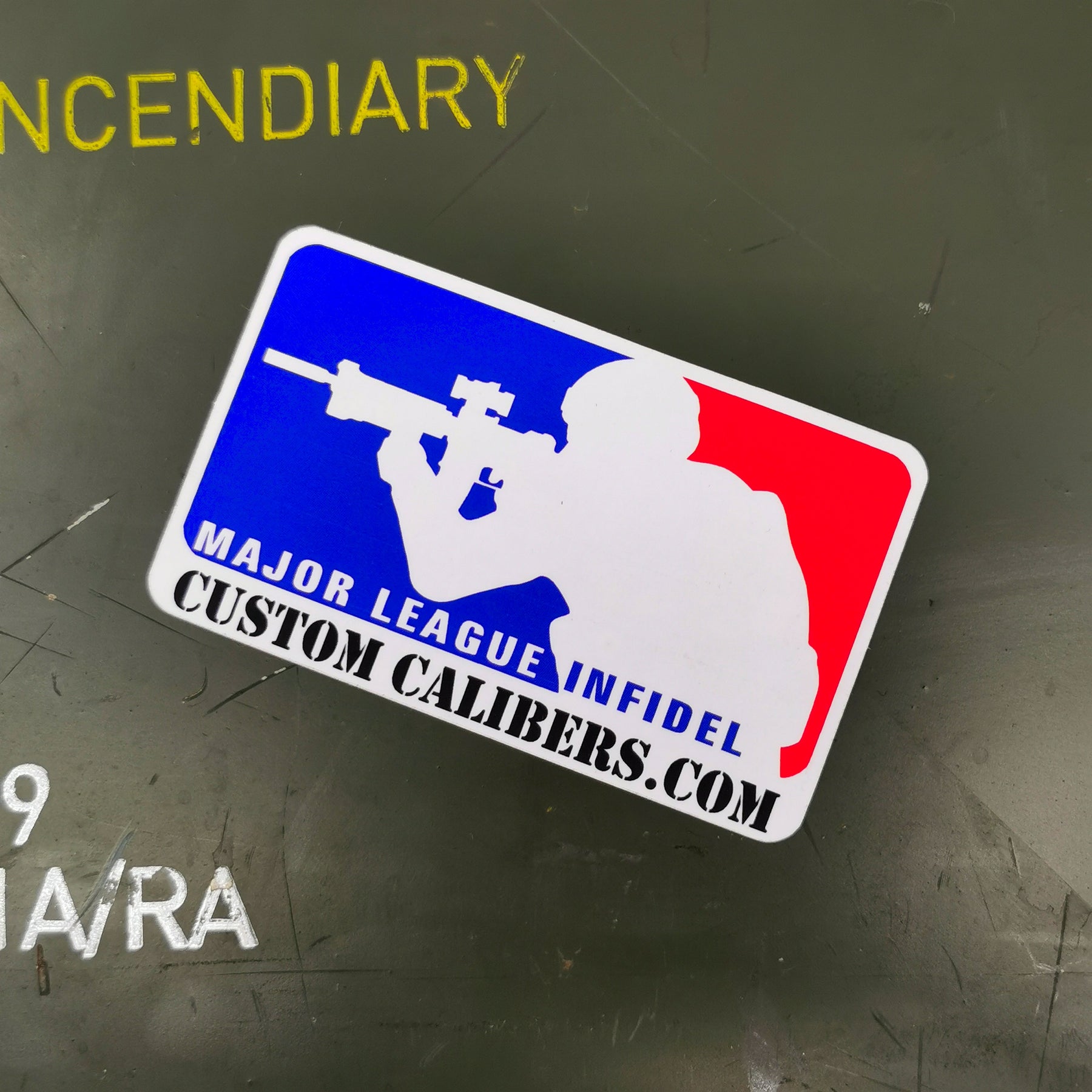 Major League Infidel sticker