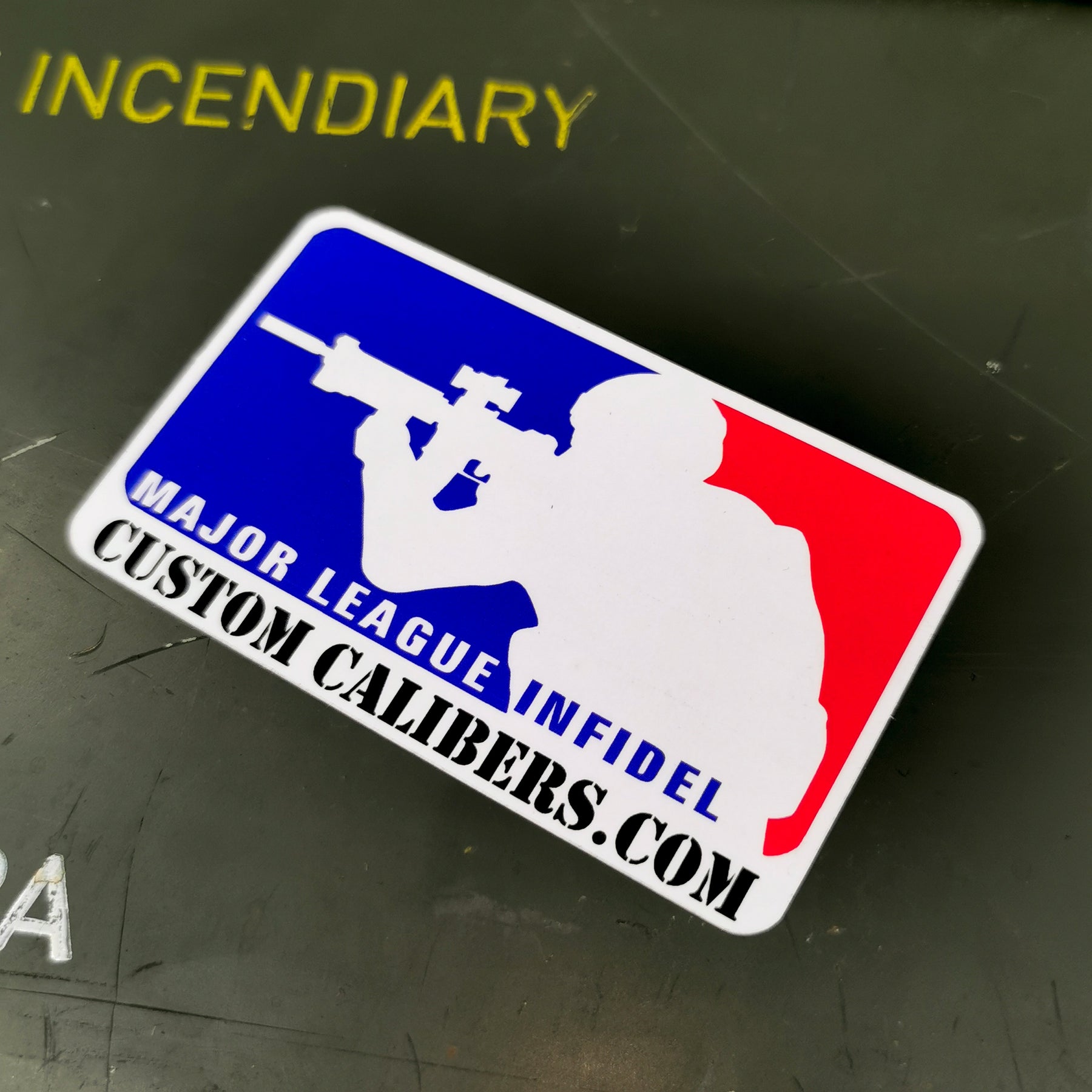 Major League Infidel sticker