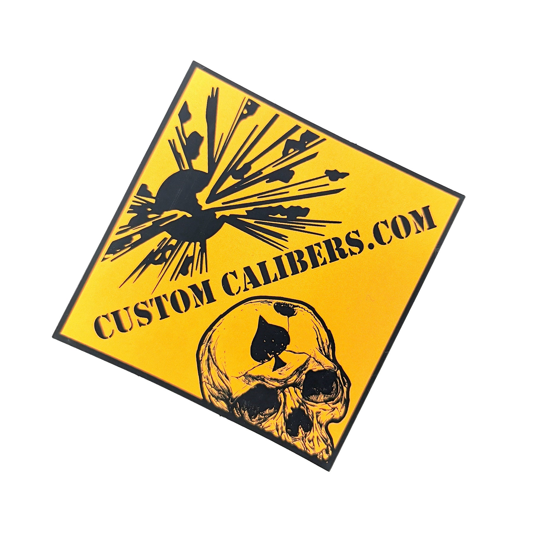 Explosive Hazard Warning sticker