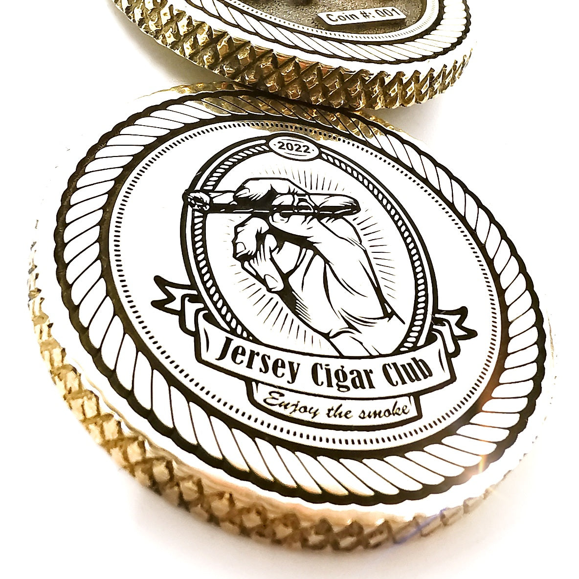 Custom Engraved Solid Brass Challenge Coin