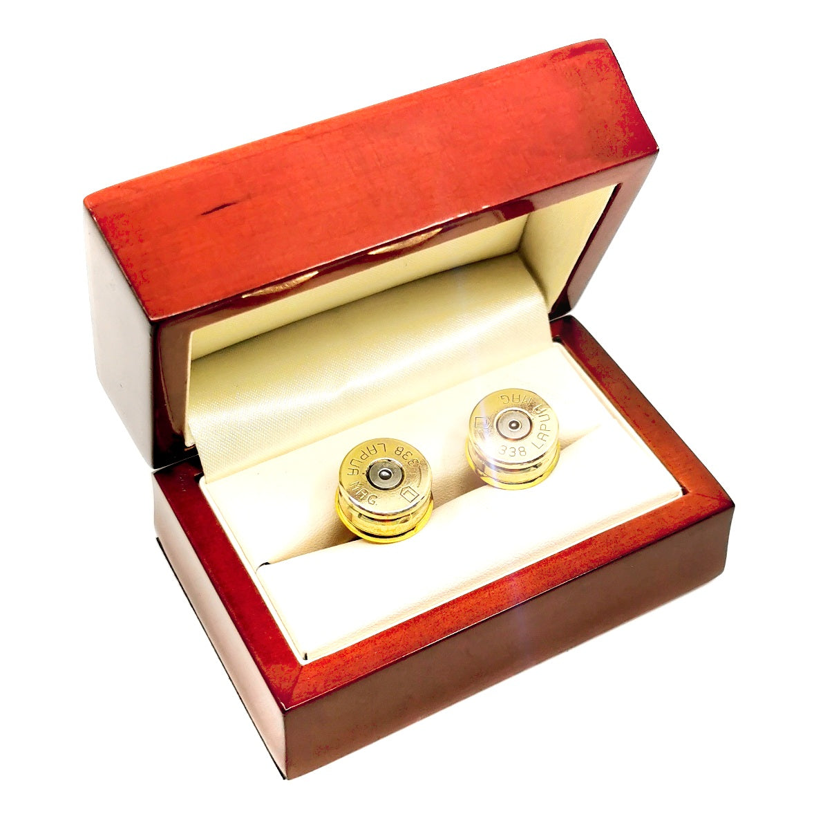 .338 Lapua Magnum Bullet Cufflinks