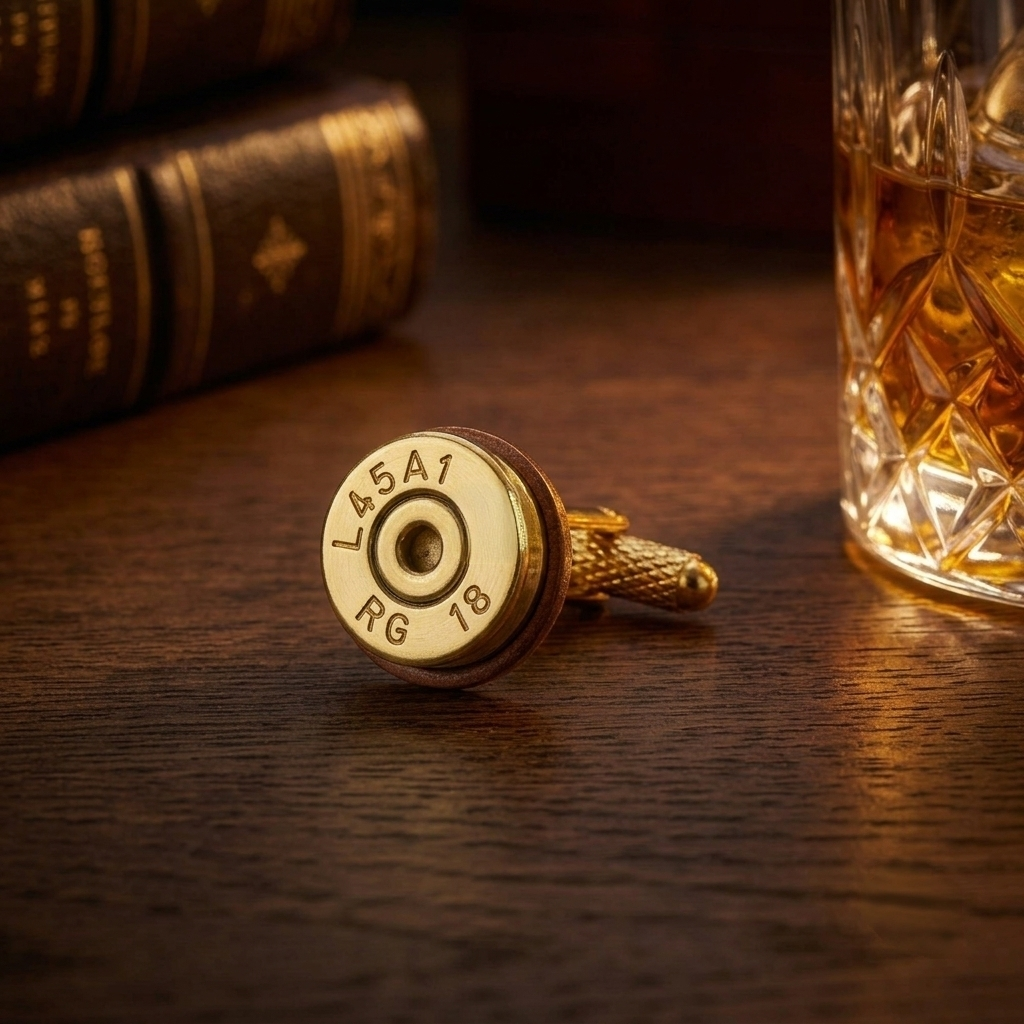 7.62mm Bullet Cufflinks - Image 2