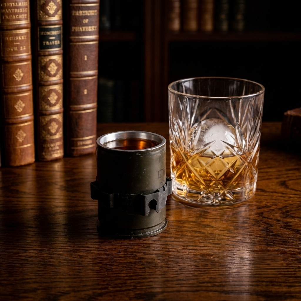 Genuine 40mm GMG Grenade Shot Glass With Link - Image 9