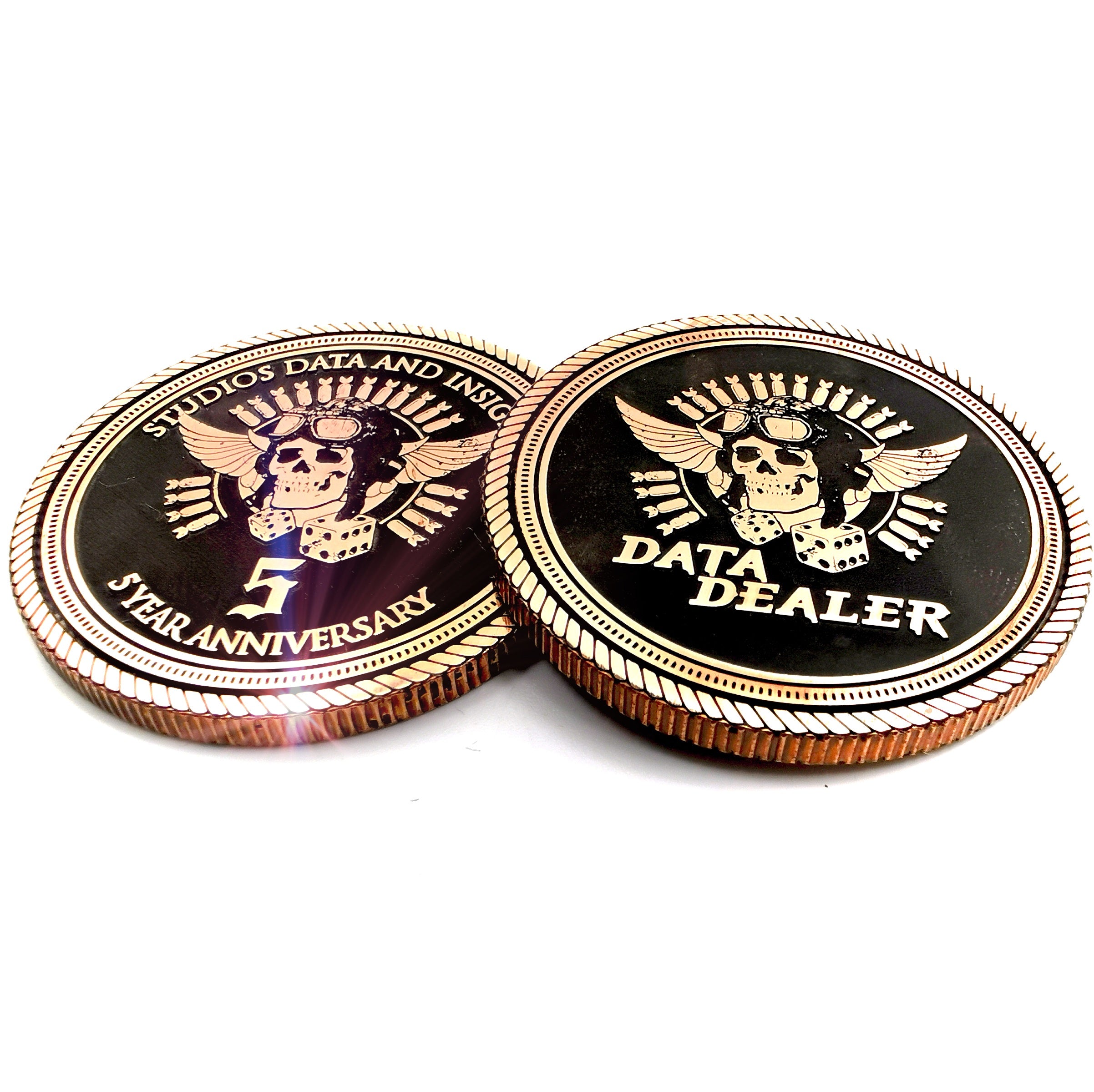 Custom Engraved Solid Copper Challenge Coin - Image 3
