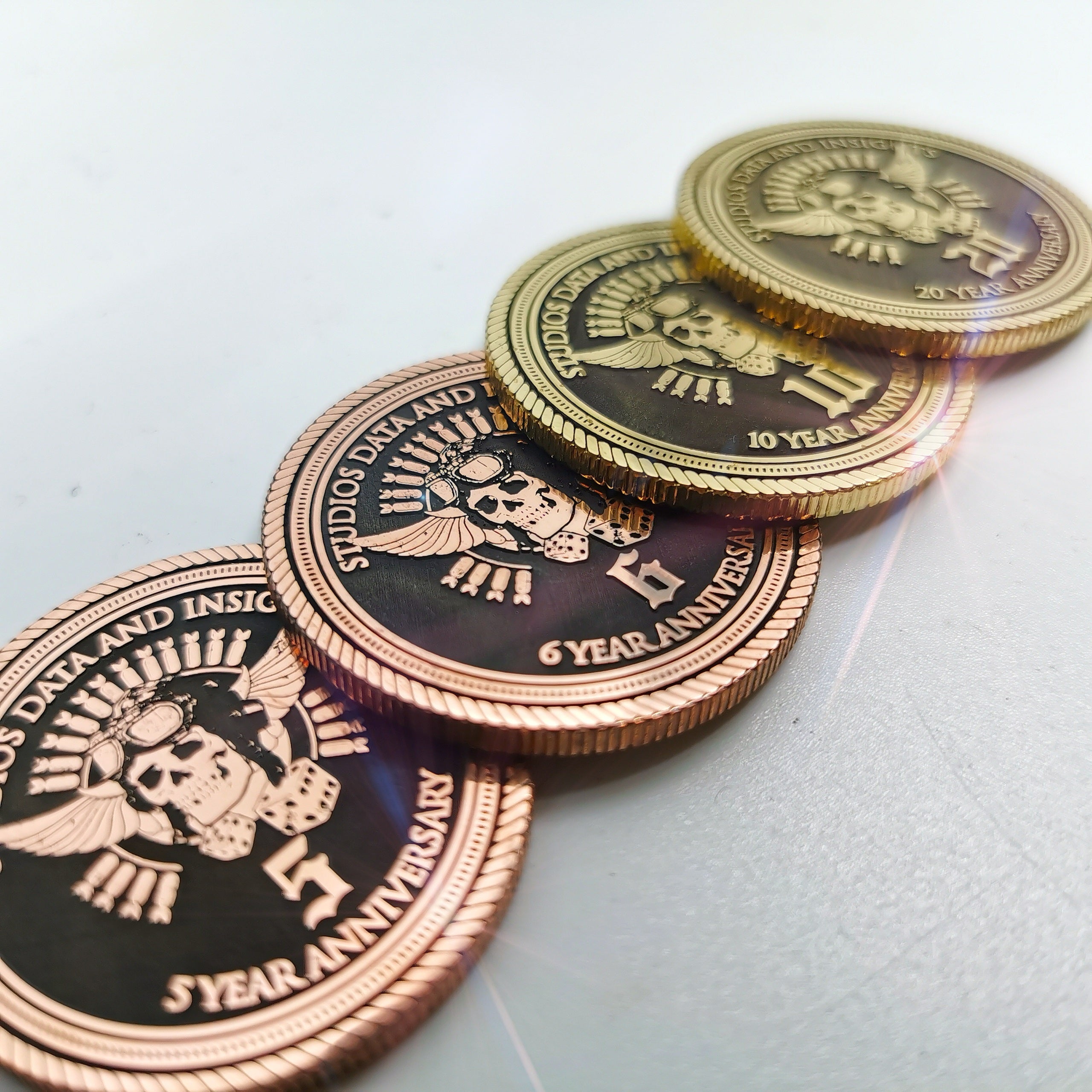 Custom Engraved Solid Copper Challenge Coin - Image 4