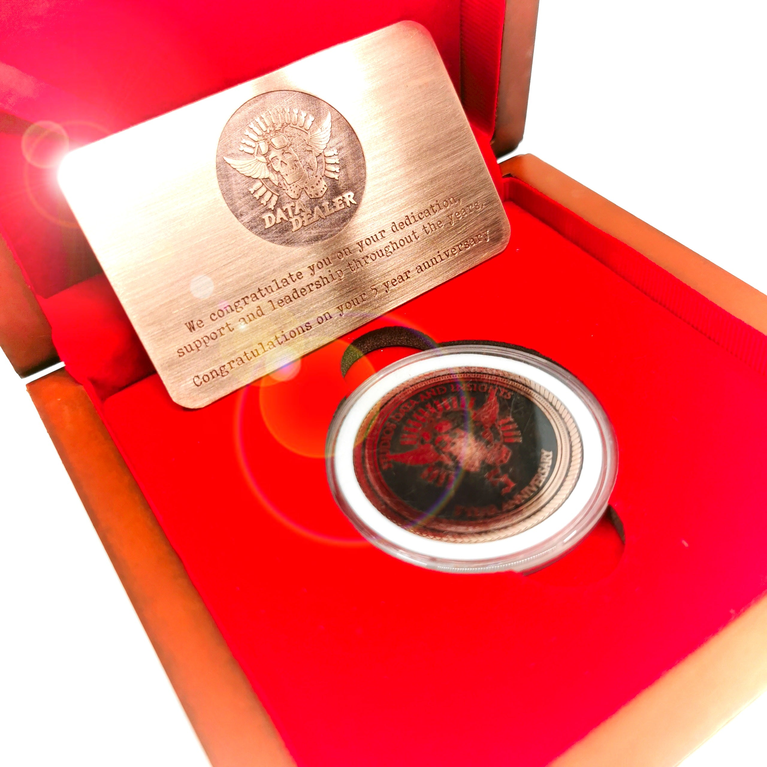 Custom Engraved Solid Copper Challenge Coin - Image 5
