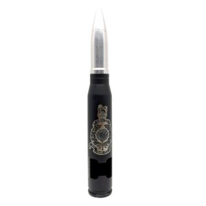 Matt black 20mm Cannon Shell Bottle Opener