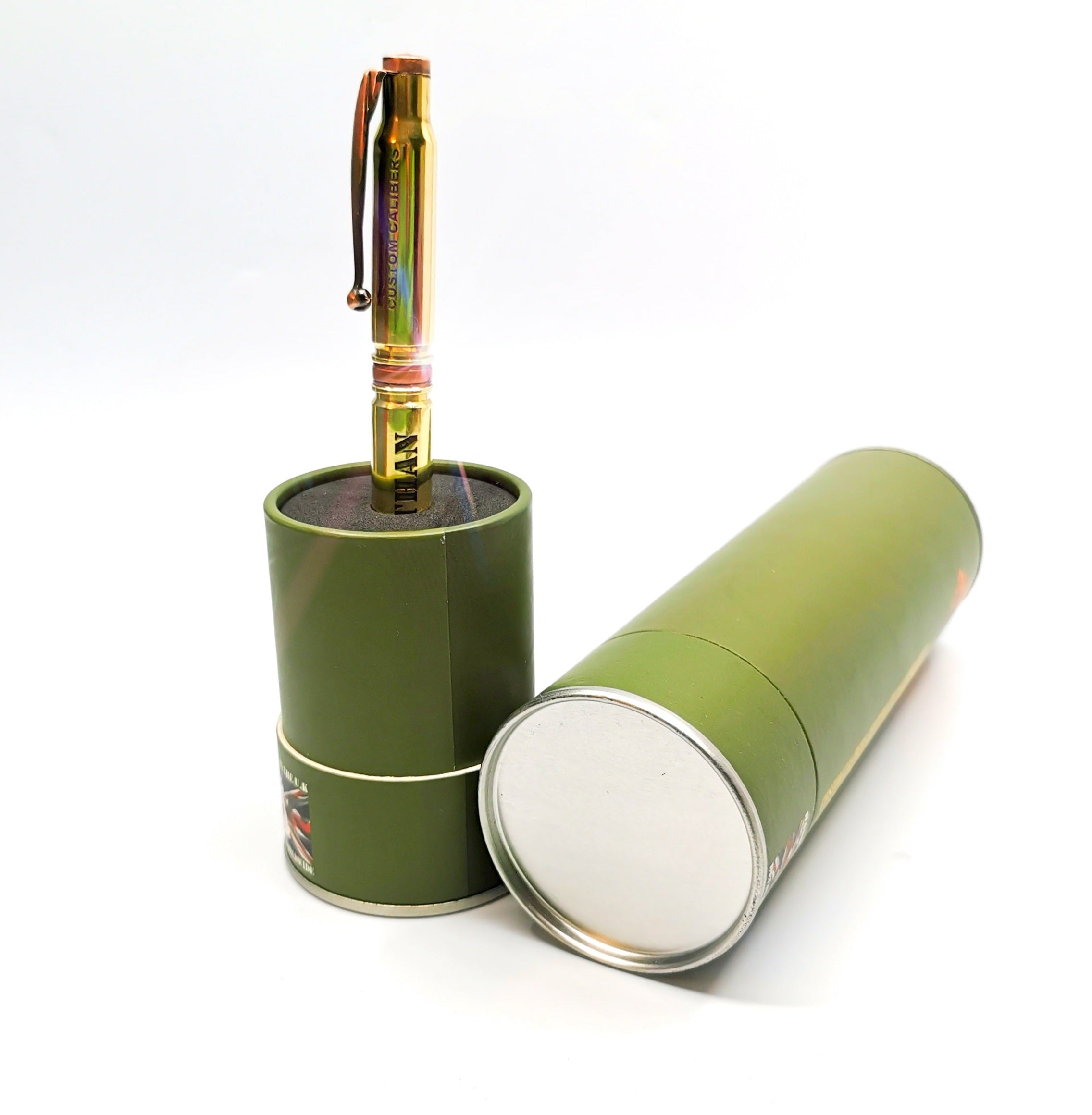Polished Brass FMJ Bullet Pen - Image 15