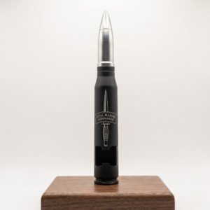 Matt black 20mm Cannon Shell Bottle Opener