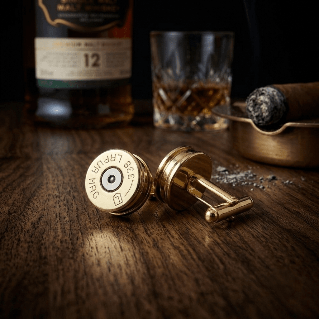 .338 Lapua Magnum Bullet Cufflinks - Image 9