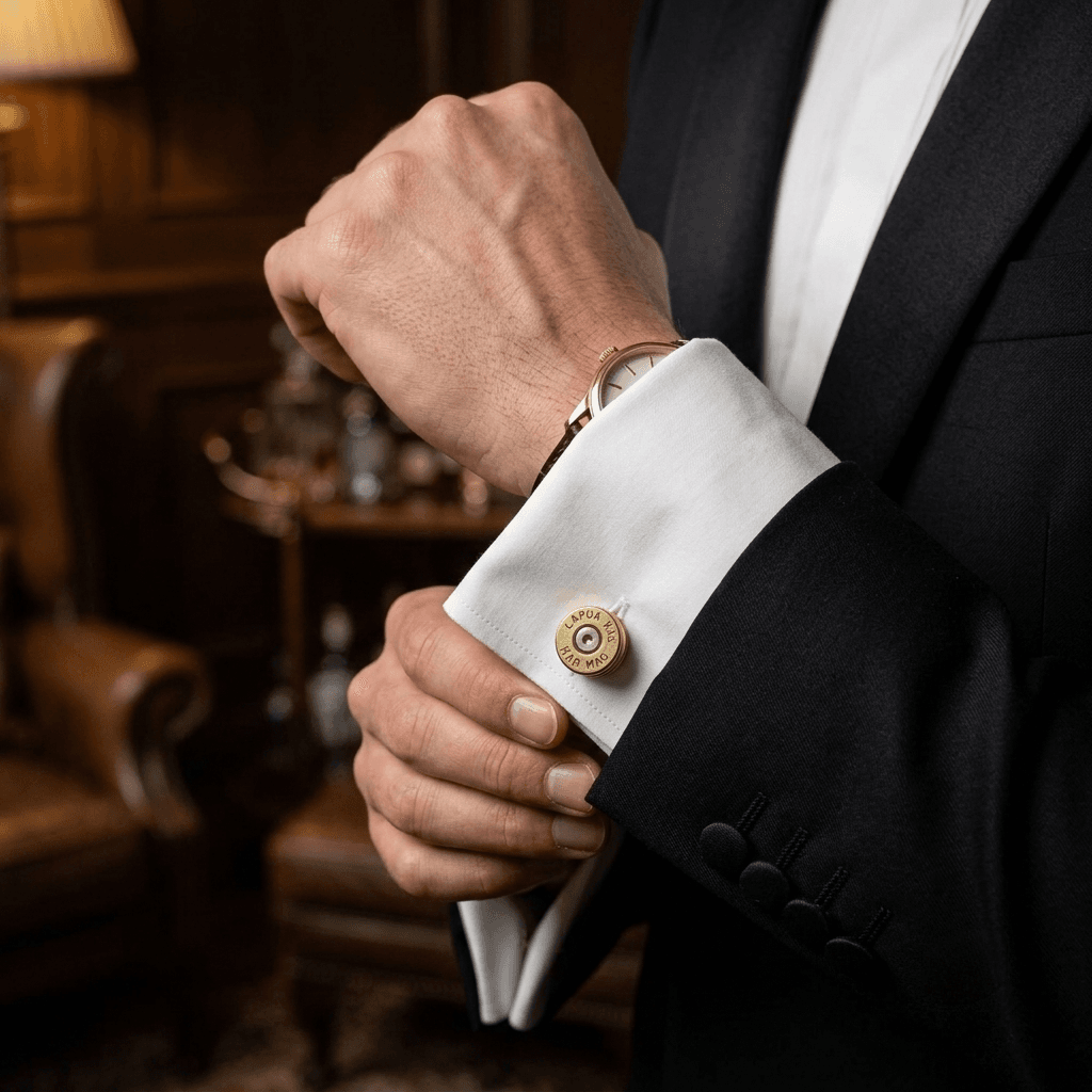 .338 Lapua Magnum Bullet Cufflinks - Image 10