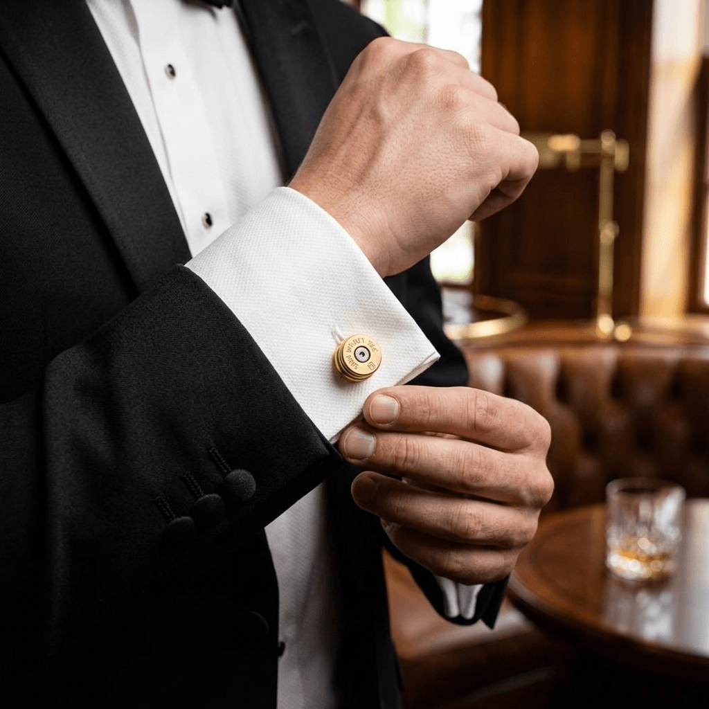 .338 Lapua Magnum Bullet Cufflinks - Image 7