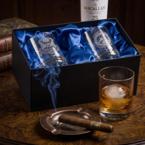 Personalised Military Whiskey Glass set