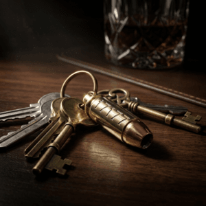 The 9mm Hollow point Bullet Keyring