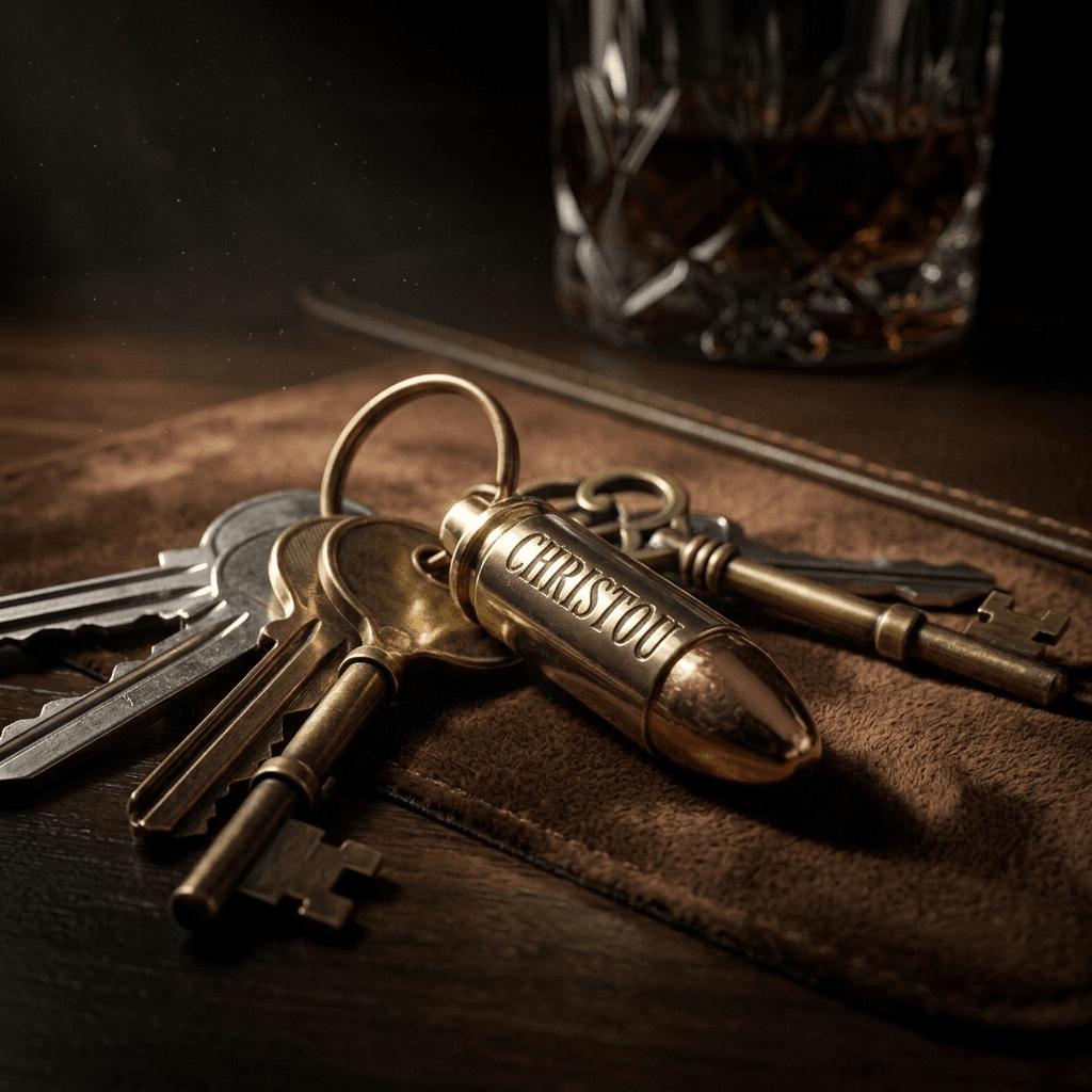 The 9mm Bullet Key Ring - Image 8
