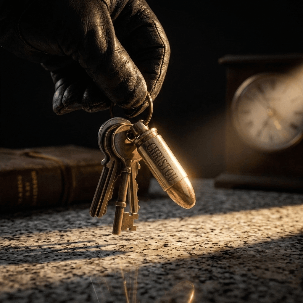 The 9mm Bullet Key Ring - Image 5