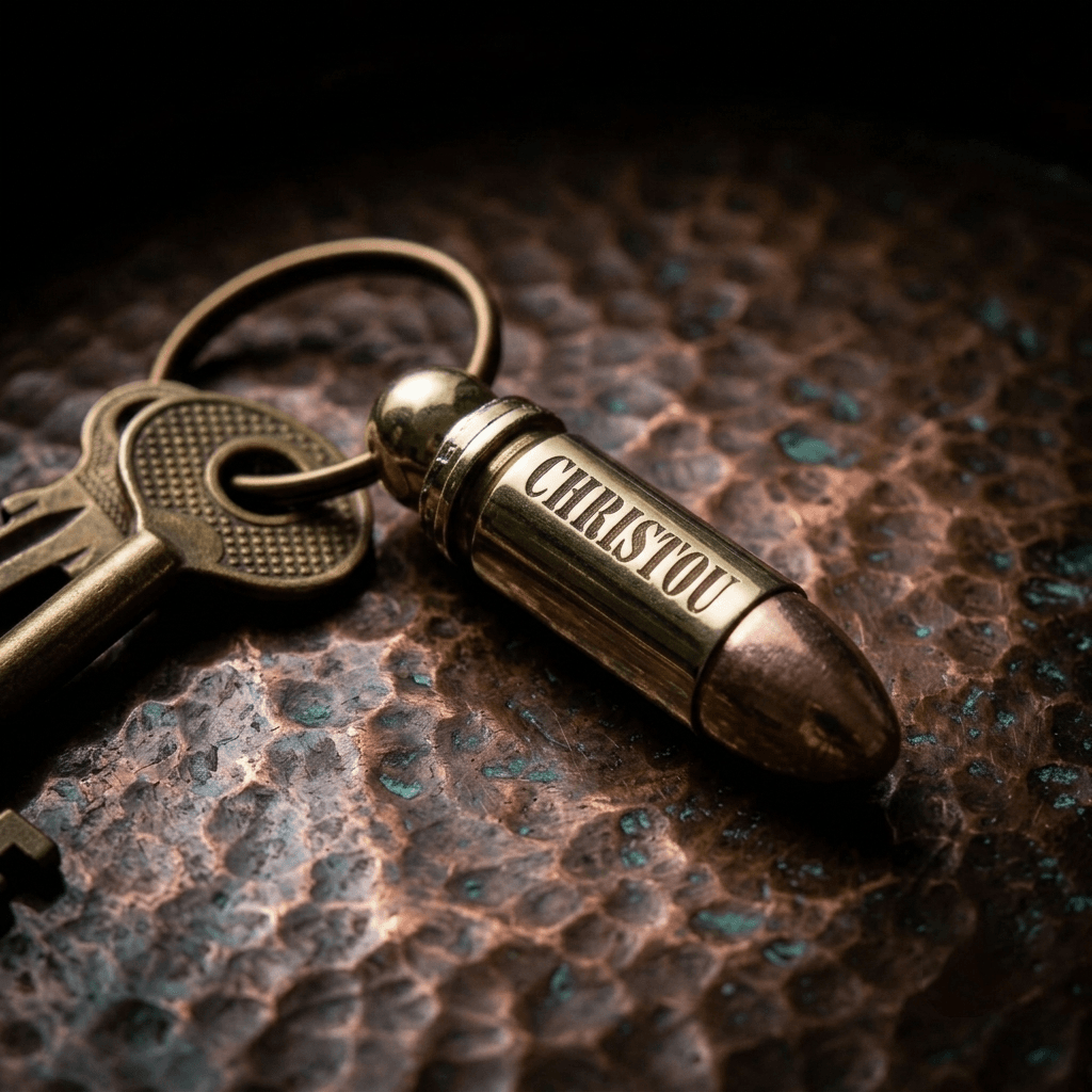 The 9mm Bullet Key Ring - Image 4