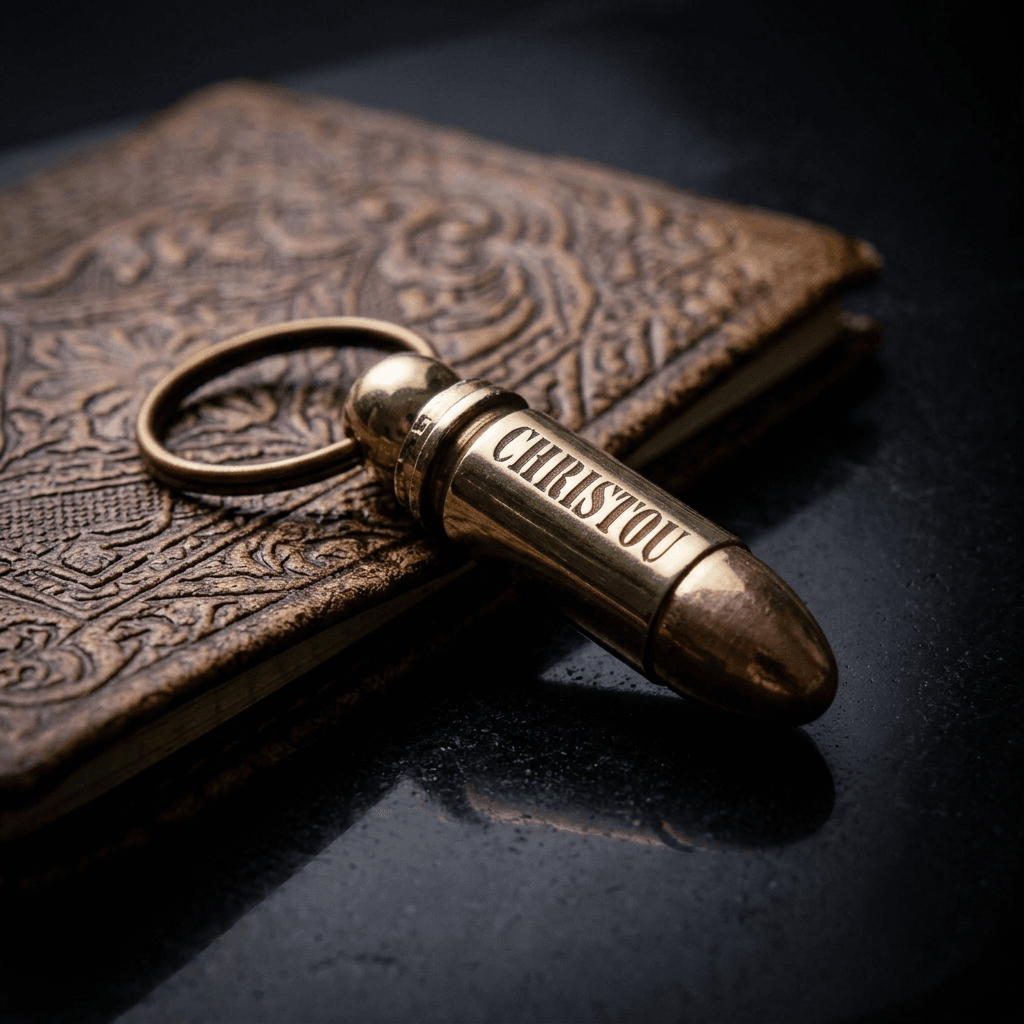The 9mm Bullet Key Ring - Image 6