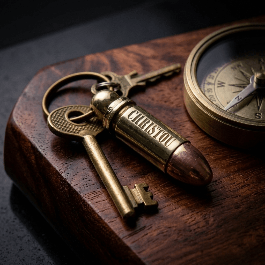 The 9mm Bullet Key Ring - Image 7