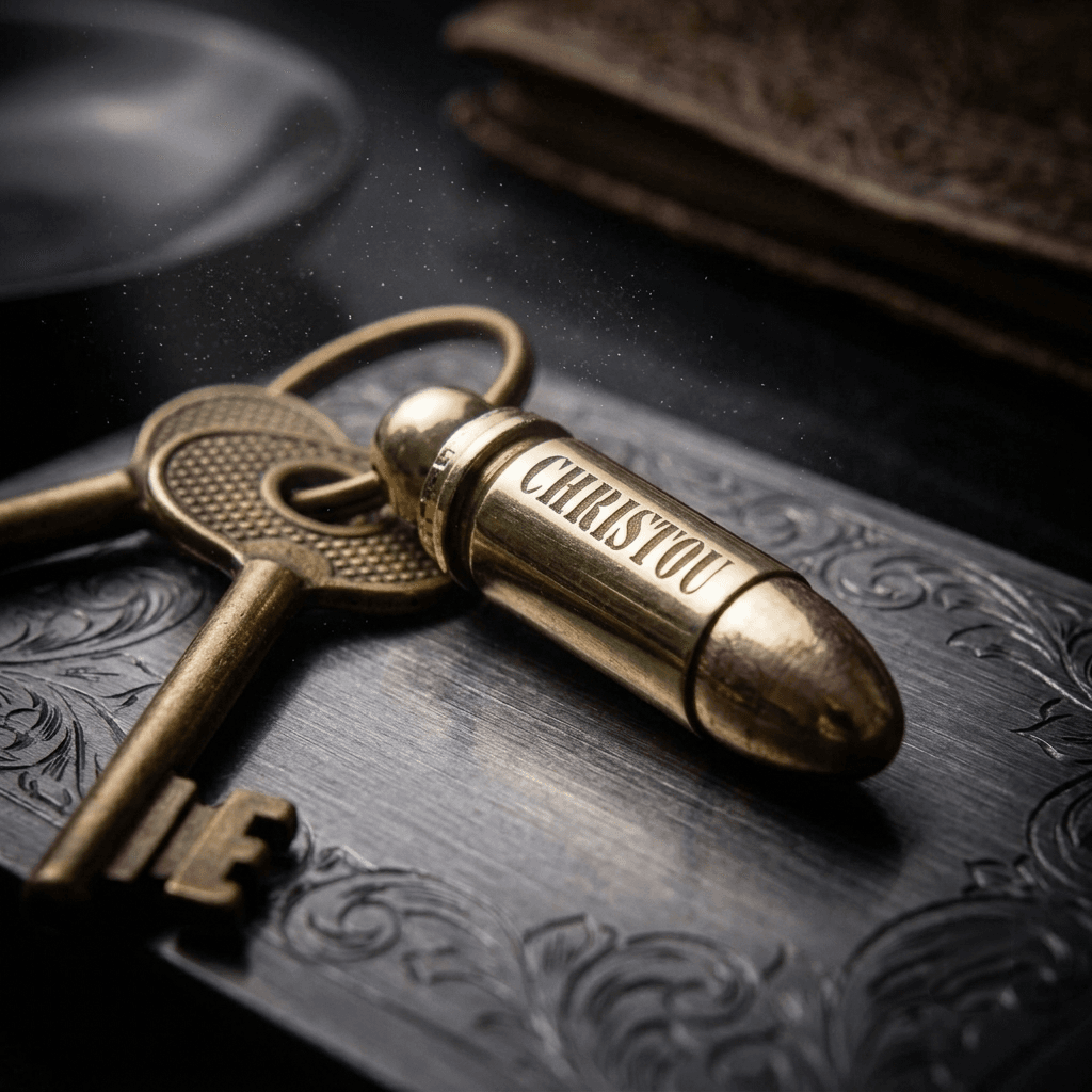 The 9mm Bullet Key Ring - Image 9