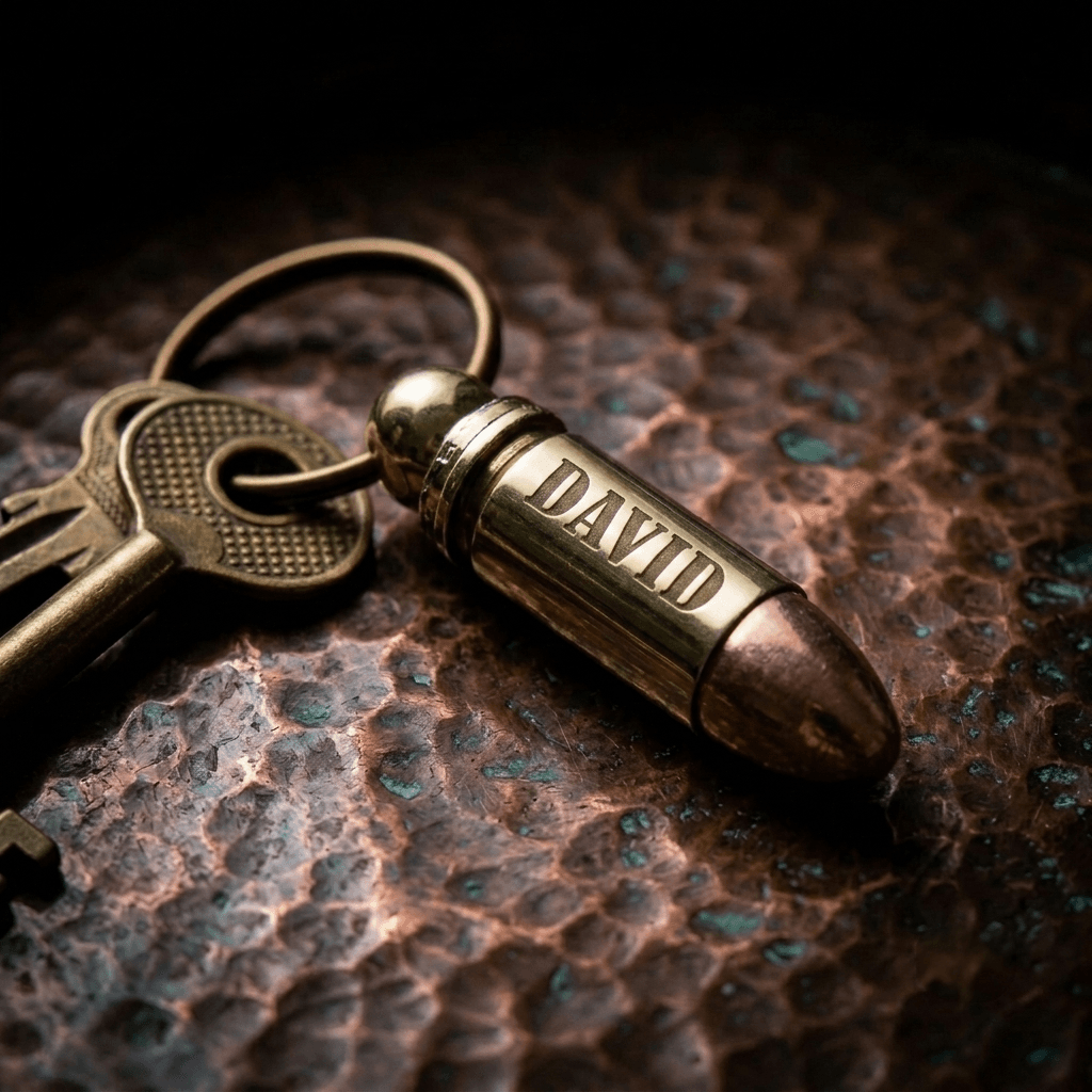 The 9mm Bullet Key Ring