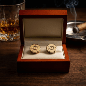 .50 cal BMG Bullet Cufflinks