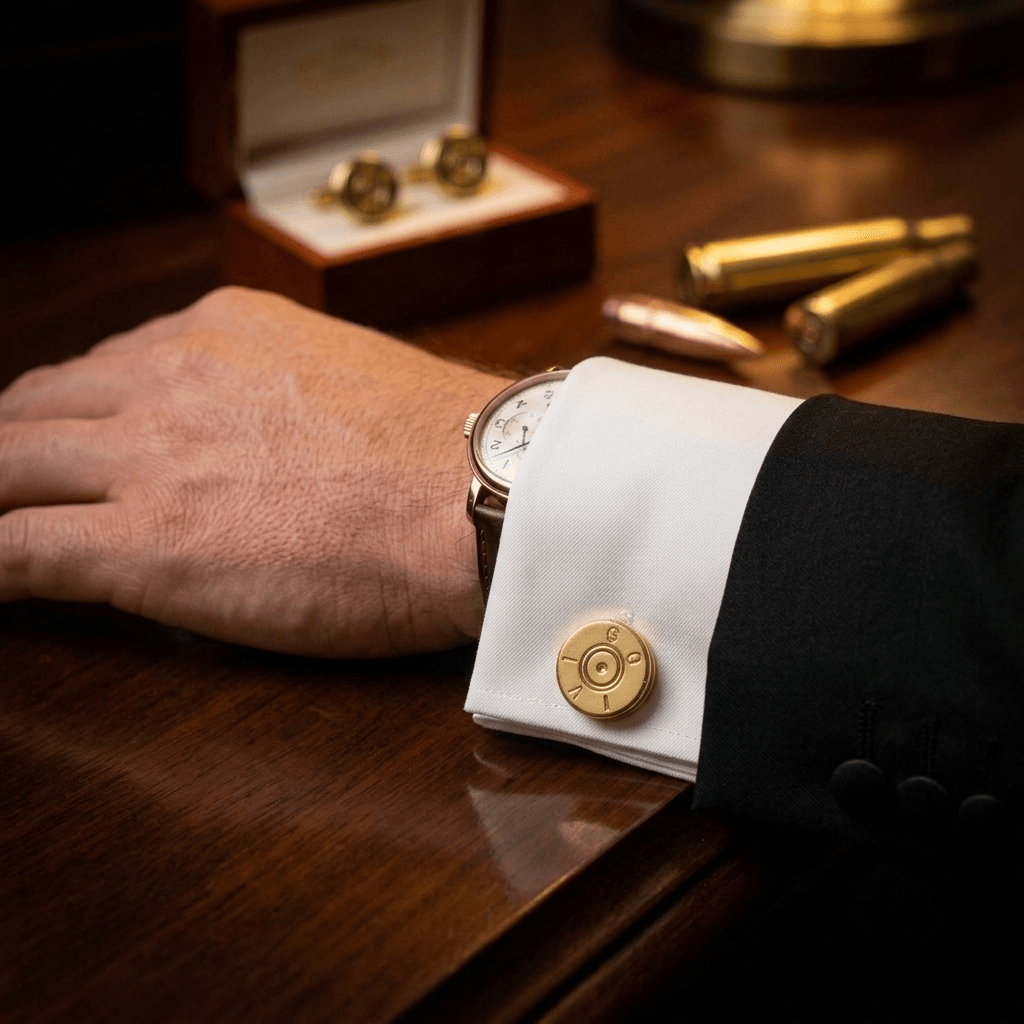 .50 cal BMG Bullet Cufflinks - Image 4
