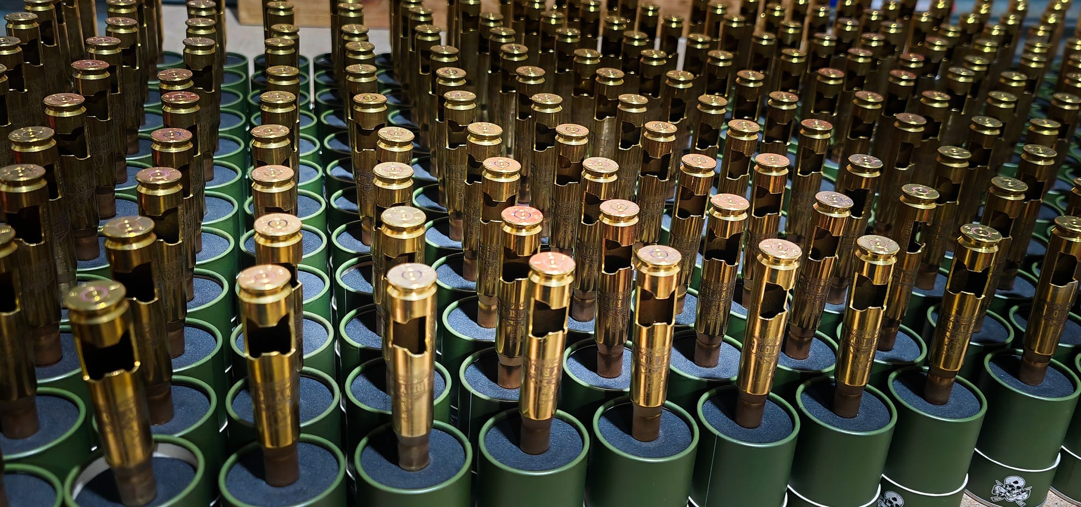 Custom coins prepared as a larger order