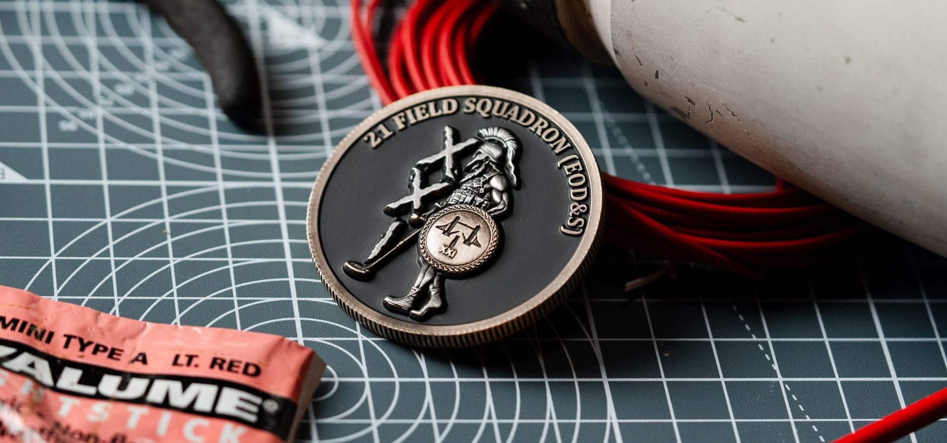 Finished premium custom challenge coin