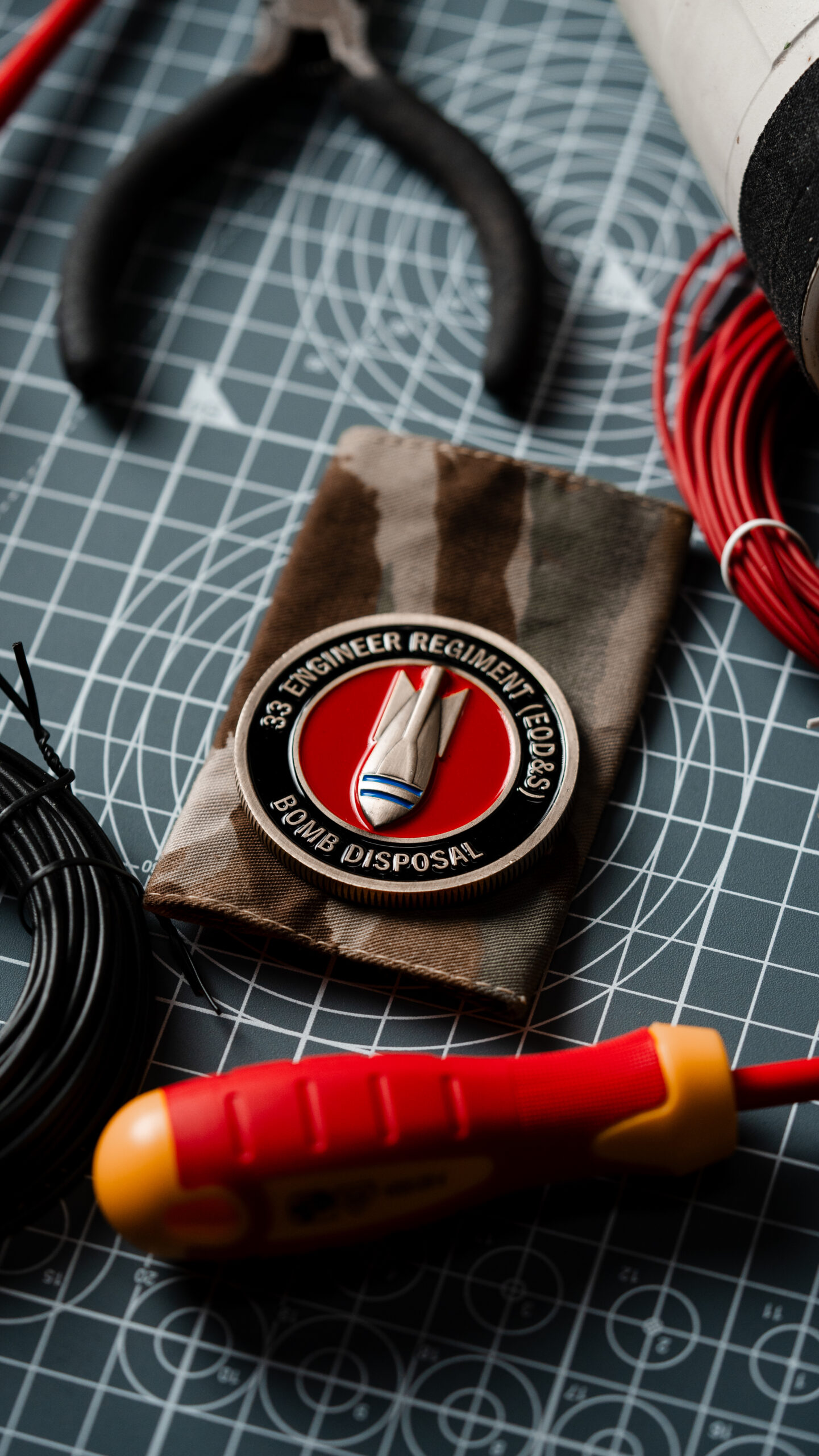 Military gift made from authentic ammunition