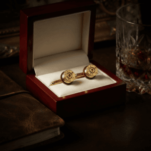 7.62mm Bullet Cufflinks