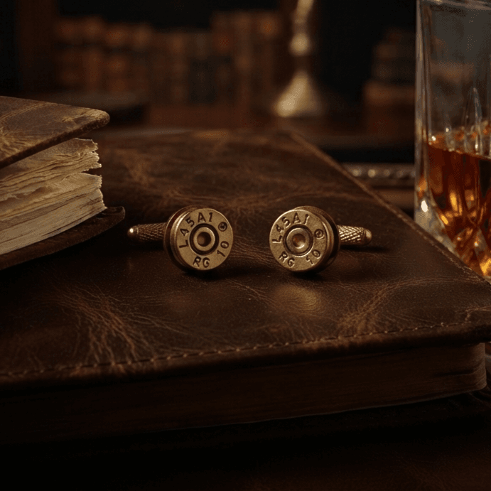 7.62mm Bullet Cufflinks - Image 7
