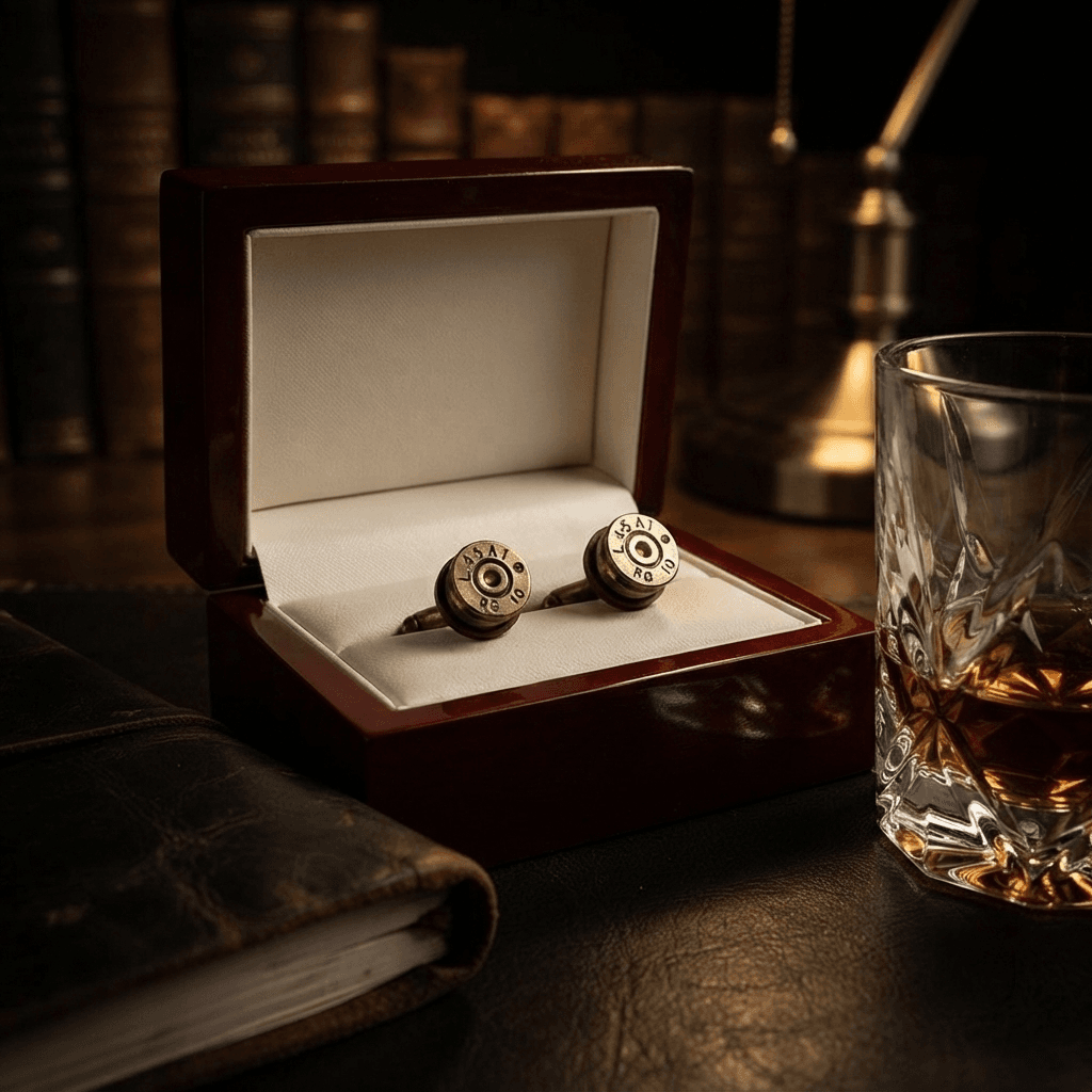 7.62mm Bullet Cufflinks - Image 3
